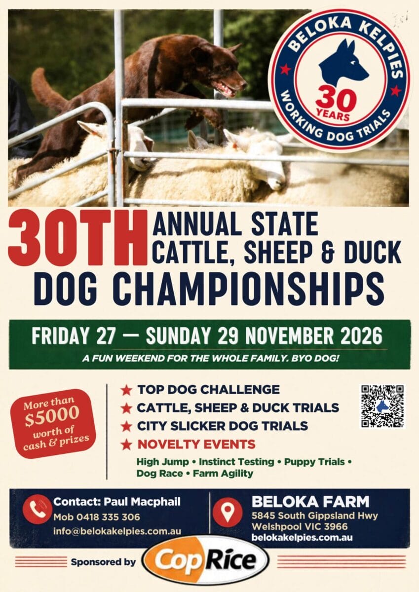 Flyer 30th Dog Trials